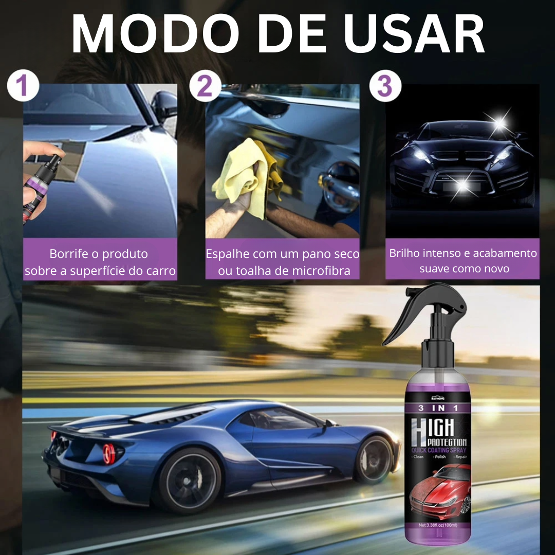 Spray de Blindagem RestaureX Panter - COMPRE 1 LEVE 2