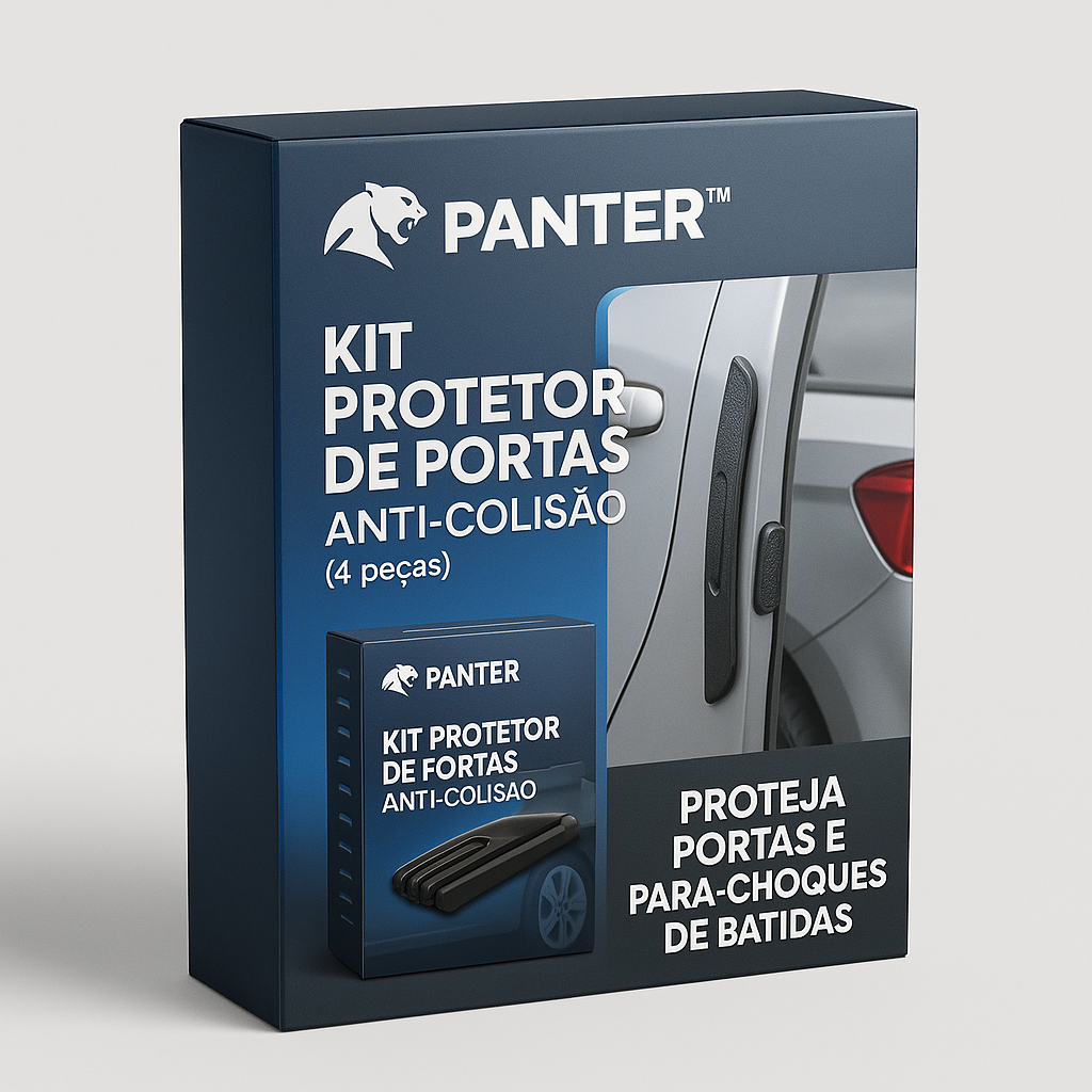 Protetor de Portas Anti Impacto PanteraProtectDoor [ PAGUE 1 LEVE 4 )