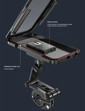 Suporte celular a prova d'água para Moto e Bike