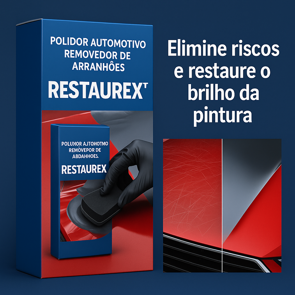 Polidor e Removedor de Arranhões - RestaureX🔥 Ultimas Unidades
