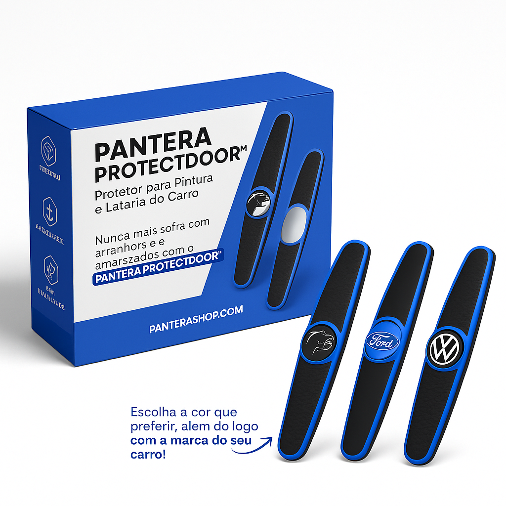 Protetor de Portas Anti Impacto PanteraProtectDoor [ PAGUE 1 LEVE 4 )