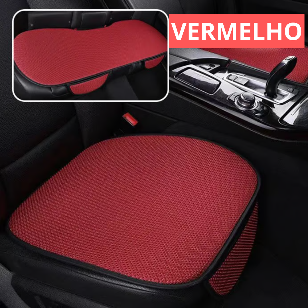 🔥Capas para assento de carro em seda, respiráveis e antiderrapantes!